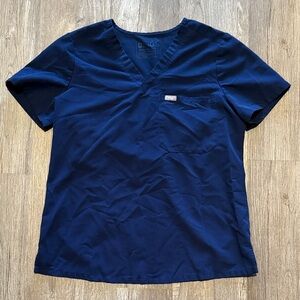 Figs Navy Blue Scrub Set